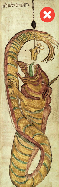 Thor Magical Fishing Hammer Trip Killing Great Serpent Jormungandr Fight Apep Ox Head Bait Norse Mythology